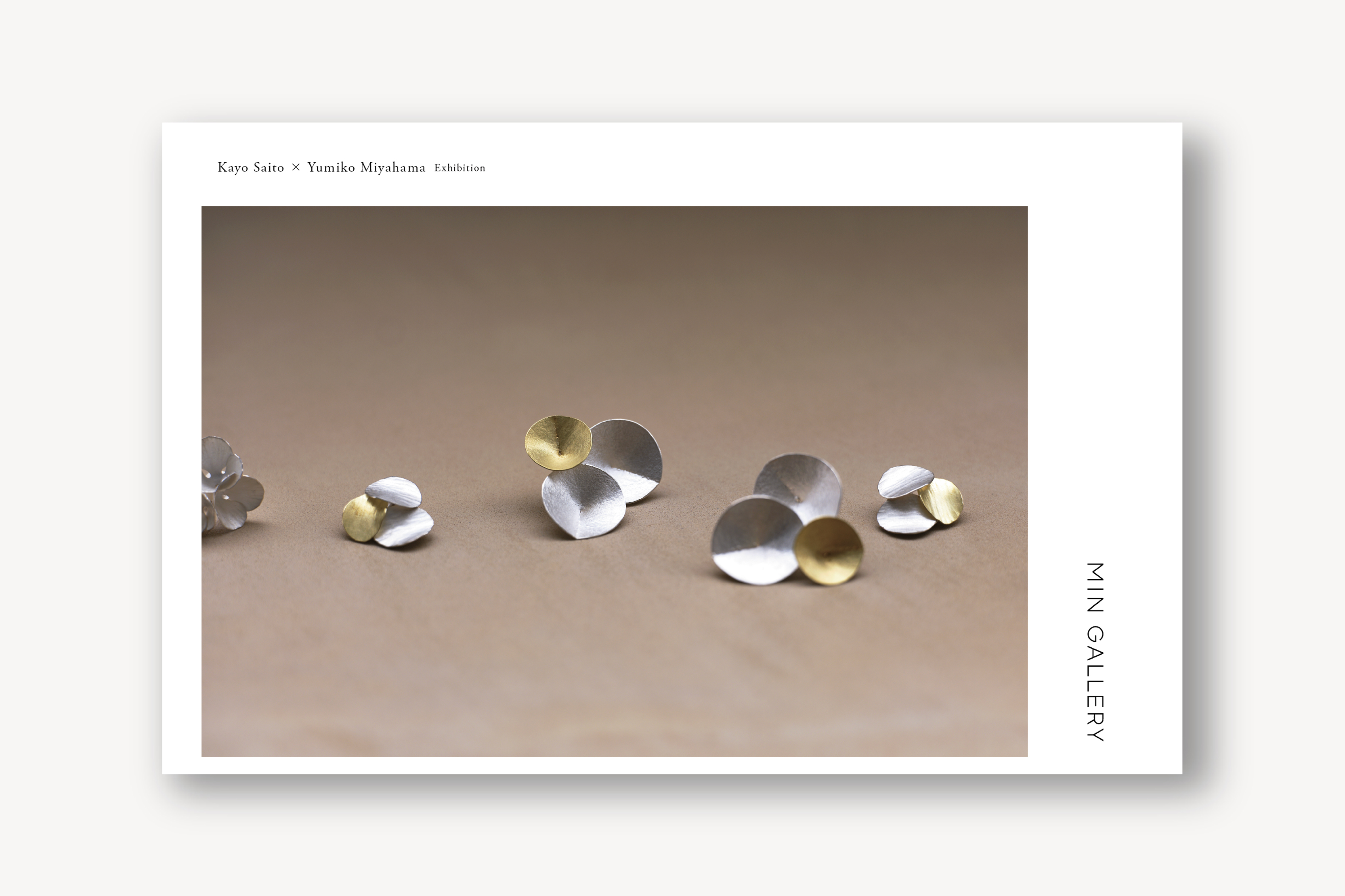 ジュエリー作家 齋藤 佳世 × 写真家 宮濱 祐美子 exhibition _ GRAPHIC , PHOTO DIRECTION