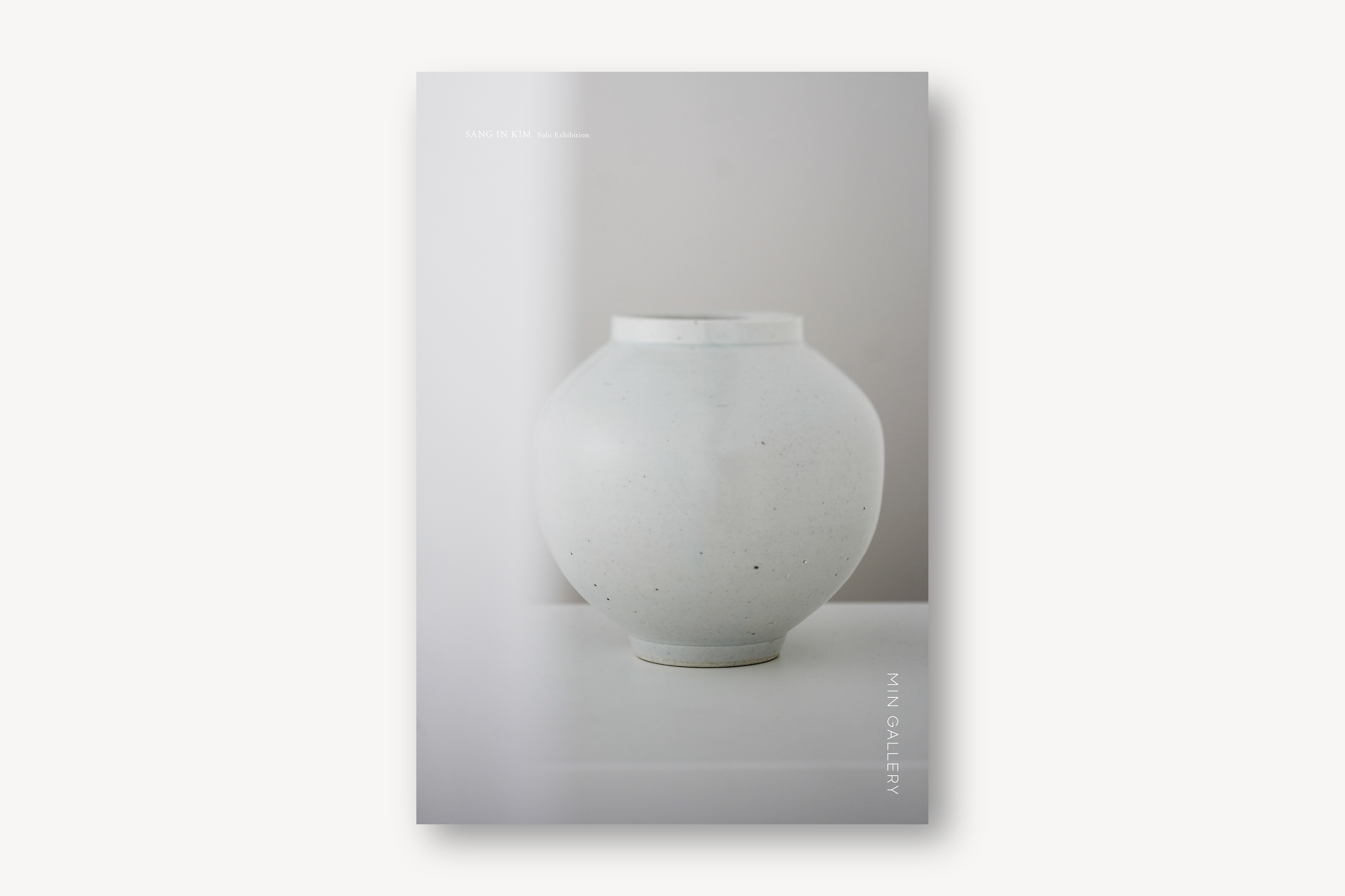 MIN GALLERY _ SANG IN KIM solo Exhibition 설백 - ソルベク - _ GRAPHIC , PHOTO DIRECTION